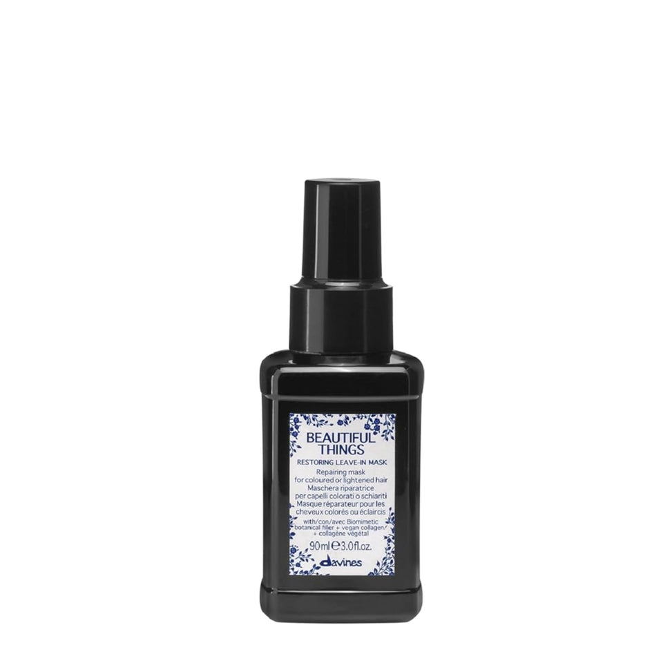 Davines Beautiful Things Hair Mask bottle with pump for easy application