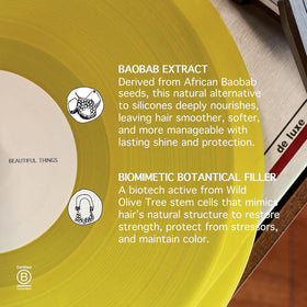 Heat protection up to 230°C demonstrated by Davines mask