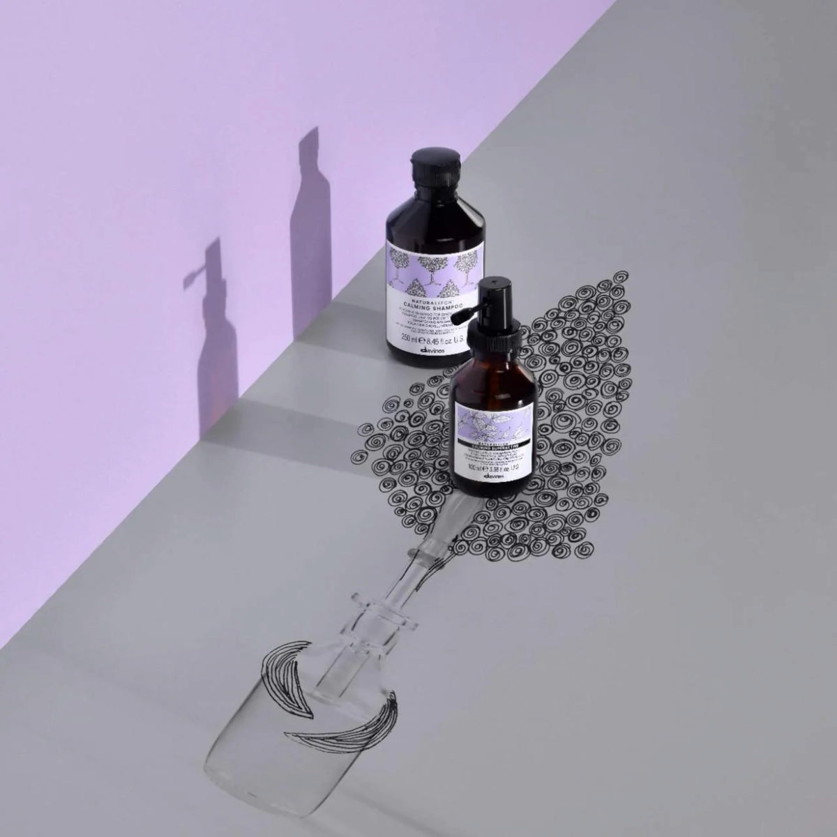 Davines Calming Shampoo scalp relief during wash