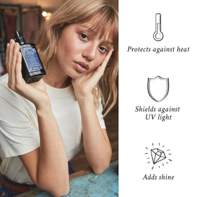 Davines Heart of Glass blonde-care glaze enhances blowout longevity