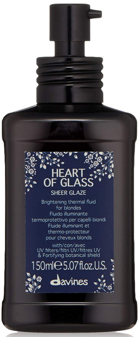 Davines Heart of Glass glaze bottle for blonde care and shine