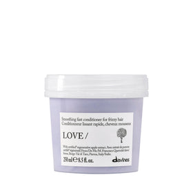 Davines Love Smoothing Conditioner bottle front view showing frizz control and hydration