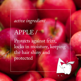 Davines Love Smoothing shine-closeup reveals healthy sheen on hair
