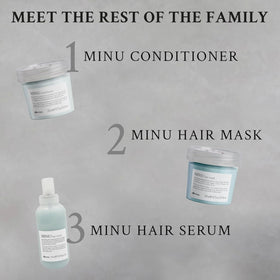 Davines MINU color-treated hair benefits from extended color longevity.
