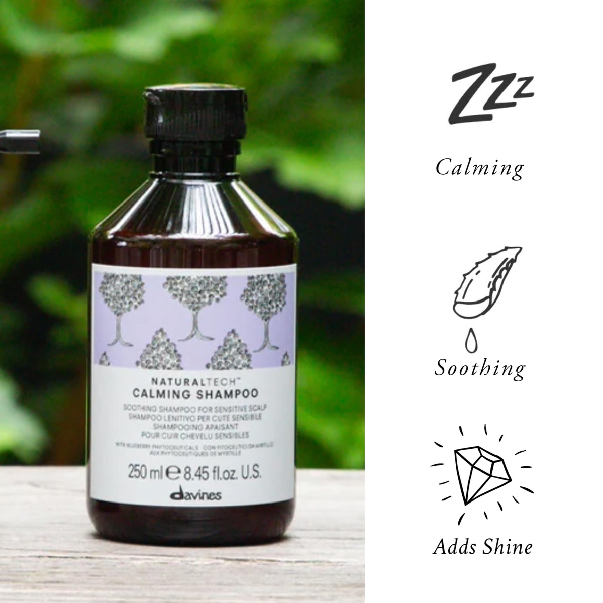 Davines blueberry phytoceuticals highlight soothing ingredients for calming scalp