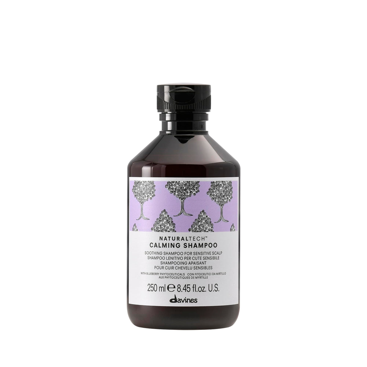 Davines Naturaltech Calming Shampoo bottle front for sensitive scalp support