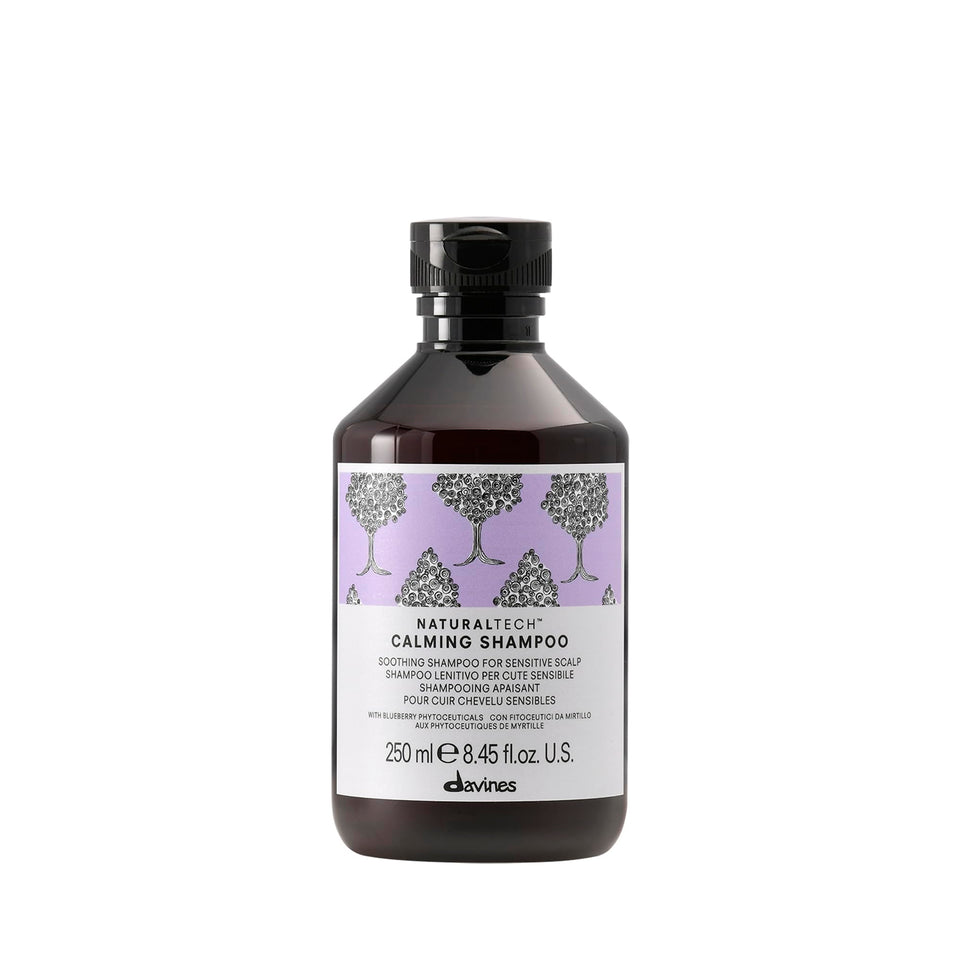 Davines Naturaltech Calming Shampoo bottle front for sensitive scalp support
