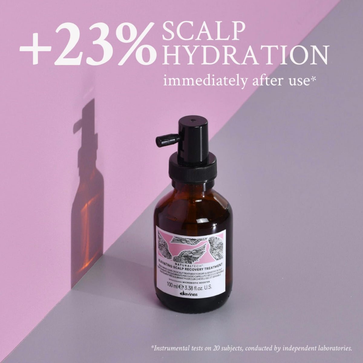 Davines Naturaltech Elevating Scalp Recovery demonstrates application for sensitive scalps