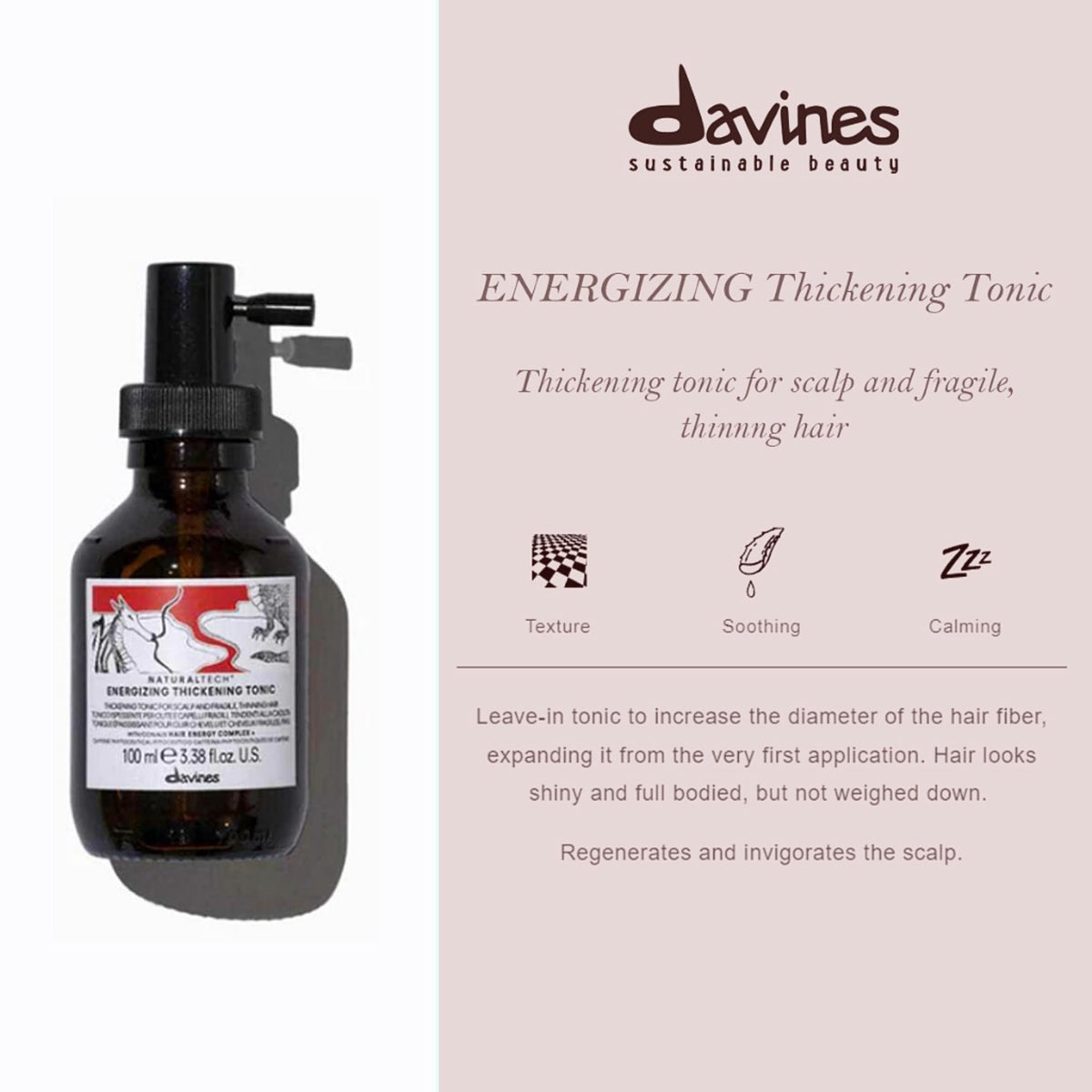 Close-up label highlights caffeine phytoceuticals for scalp stimulation