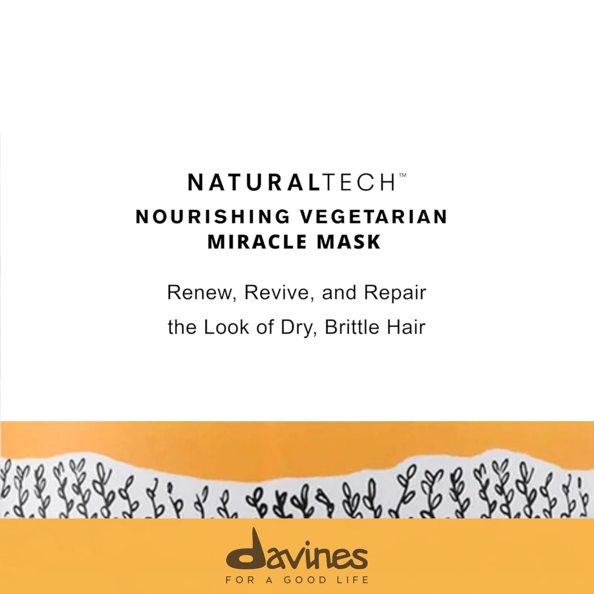 Davines Naturaltech Nourishing Mask dispenser action promotes even application.