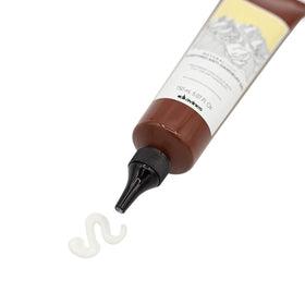 Davines Purifying Gel label detail signals premium, science-backed formula.