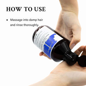 Davines Rebalancing Shampoo lather forming during cleansing