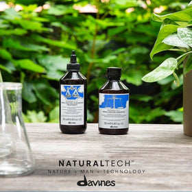 Davines Naturaltech Rebalancing Shampoo with lemon phytoceuticals cleanses gently