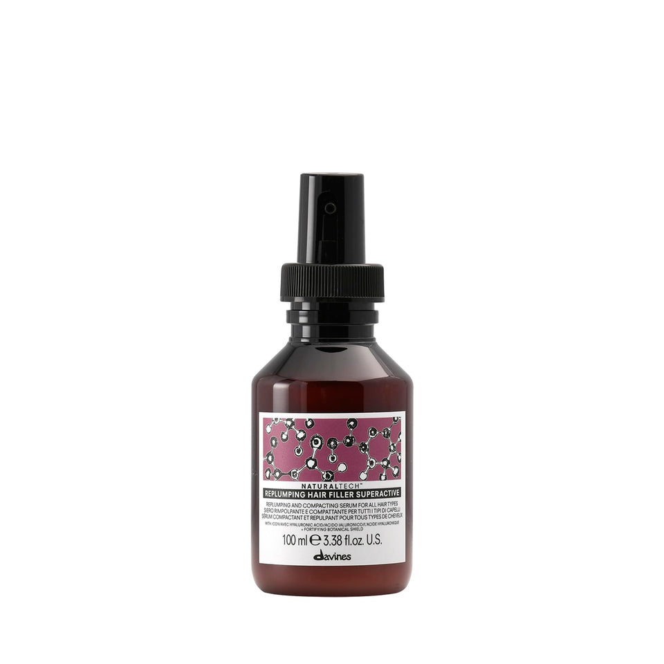 Davines Naturaltech Replumping bottle-pump makes application easy and controlled.
