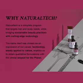 Davines Naturaltech Replumping plump-ends shows thicker-looking ends.