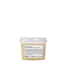 Davines NOUNOU hair mask bottle ready for deep hydration and repair.