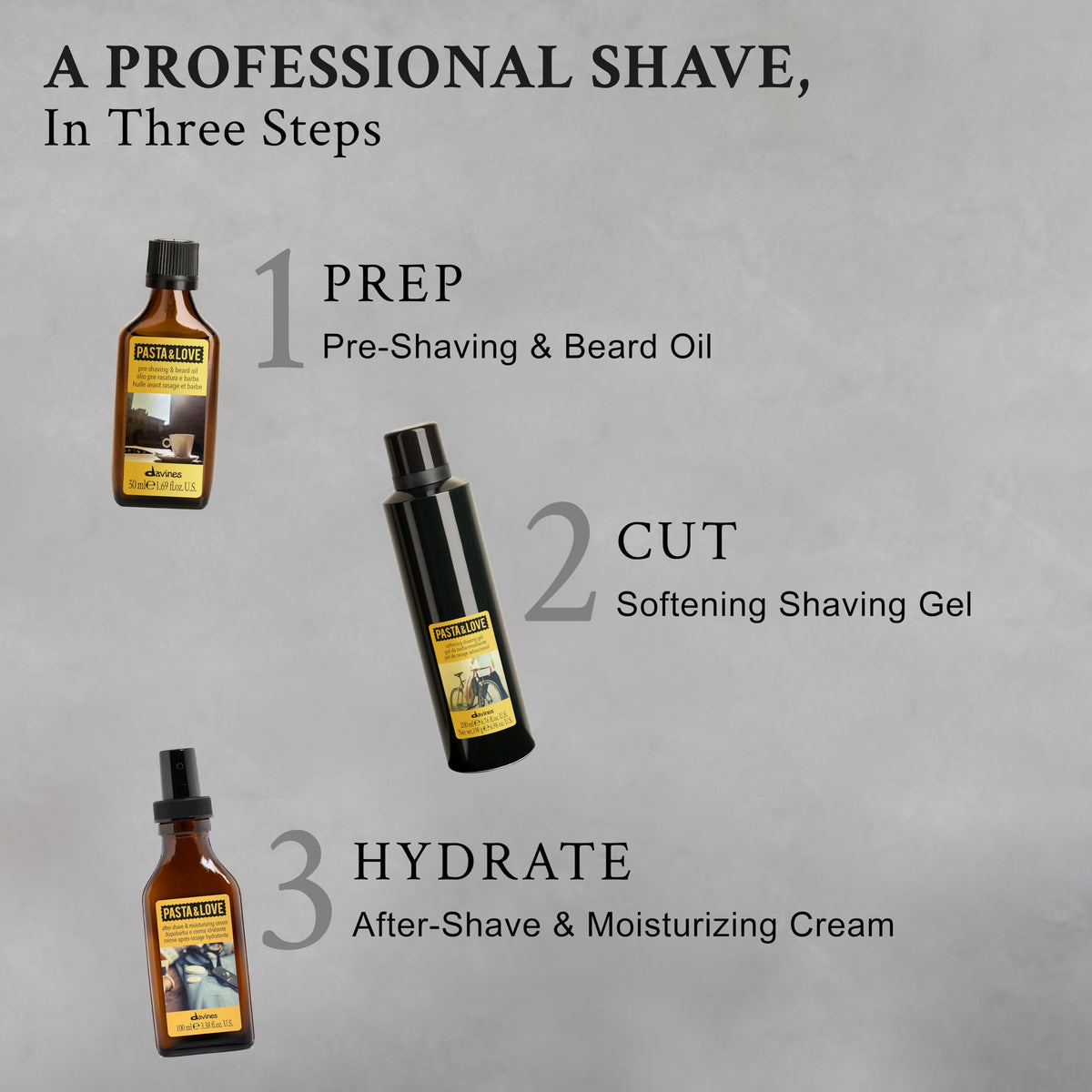 Davines Pasta and Love masculine styling shot showcasing controlled definition.