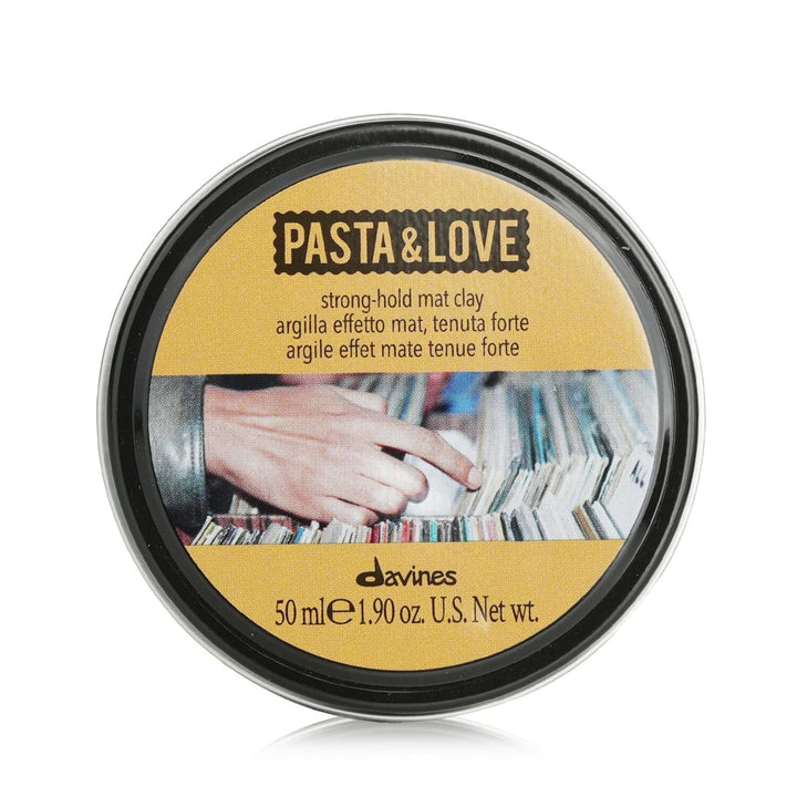 Davines Pasta & Love Styling Clay packshot highlighting strong hold and matte finish