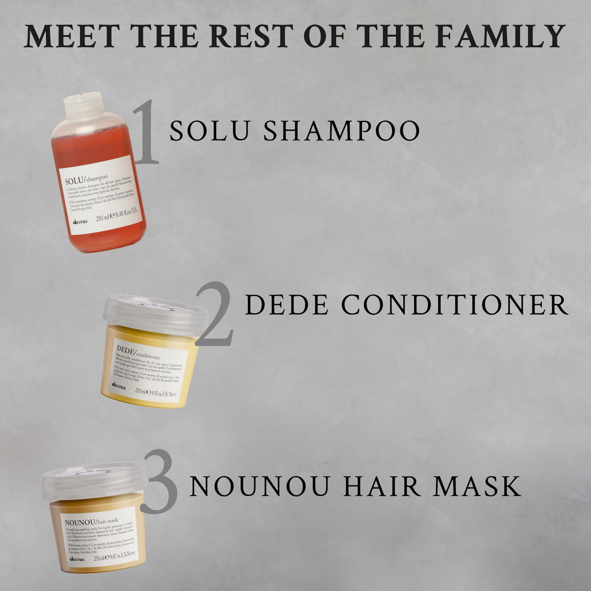 Ingredients focus: sea salt and beet sugar in Davines SOLU scrub.