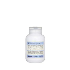 Davines SU Hair and Body Wash post-sun bottle provides gentle cleansing and moisture