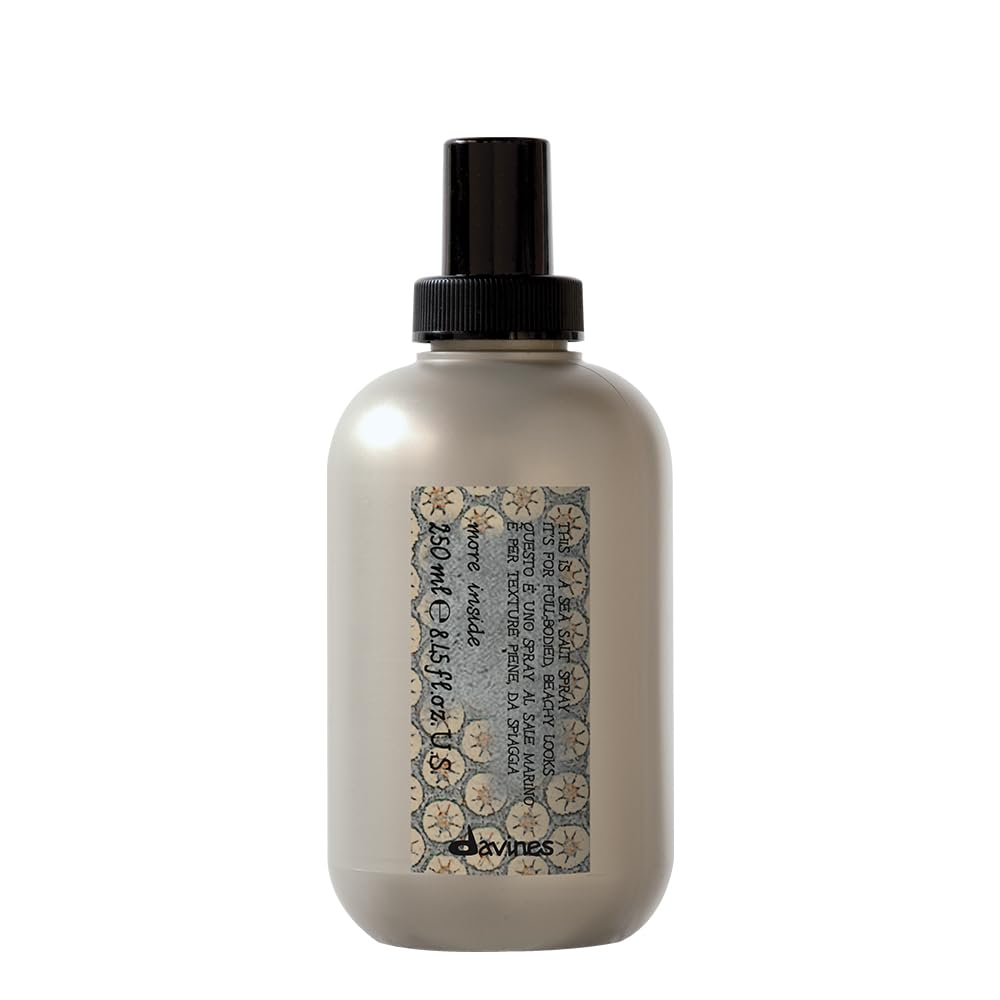 Davines This Is A Sea Salt Spray bottle for beachy texture and light hold on the go.