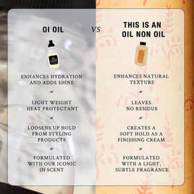 Davines This Is An Oil Non Oil non-greasy finish on clean hair