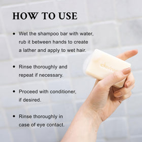 Davines VOLU Shampoo Bar creamy foam delivers light volume.