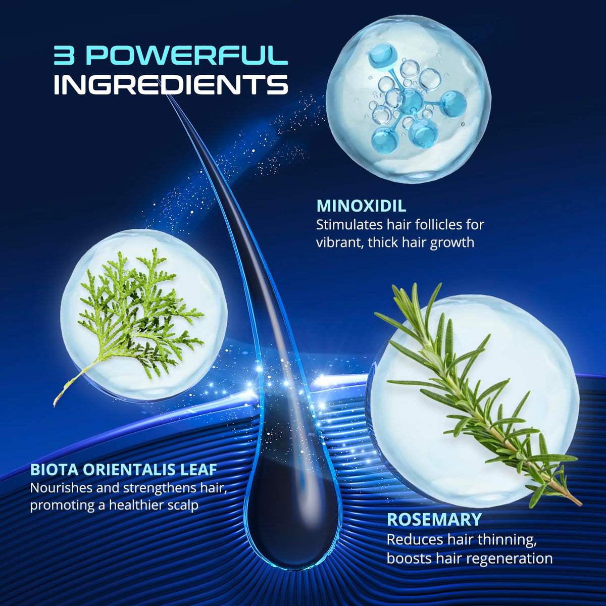 DAVV dermatologist-tested formula suitable for a variety of hair types and scalps.