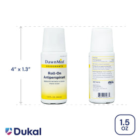 DawnMist travel-size 1.5oz deodorant ideal for packing.