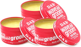 DAX Wave and Groom Hair Dress dispense cap for easy daily styling