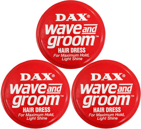 DAX Wave and Groom Hair Dress showcases glossy finish on short hair