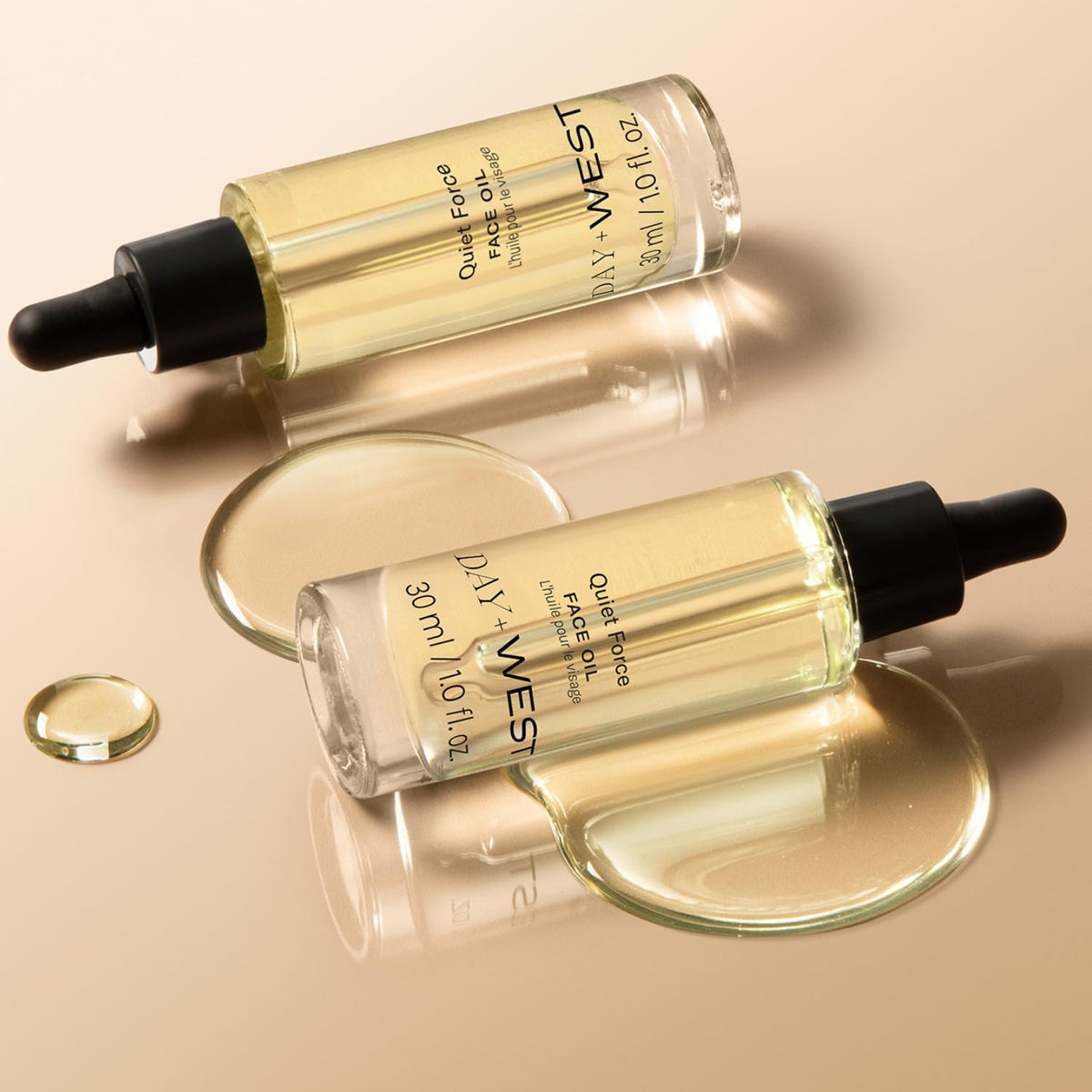 Day + West Quiet Force clean beauty formula with paraben-free ingredients.