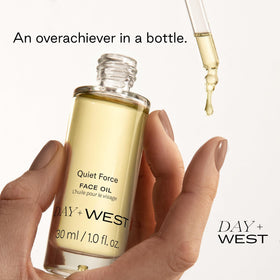 Day + West Quiet Force strawberry and blueberry brighten skin tone.