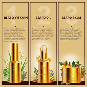 DayixCare beard kit application routine shows easy steps for daily care.