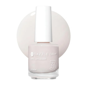 Dazzle Dry Alluring Charm bottle shows warm pale pink cream finish for quick-drying color.
