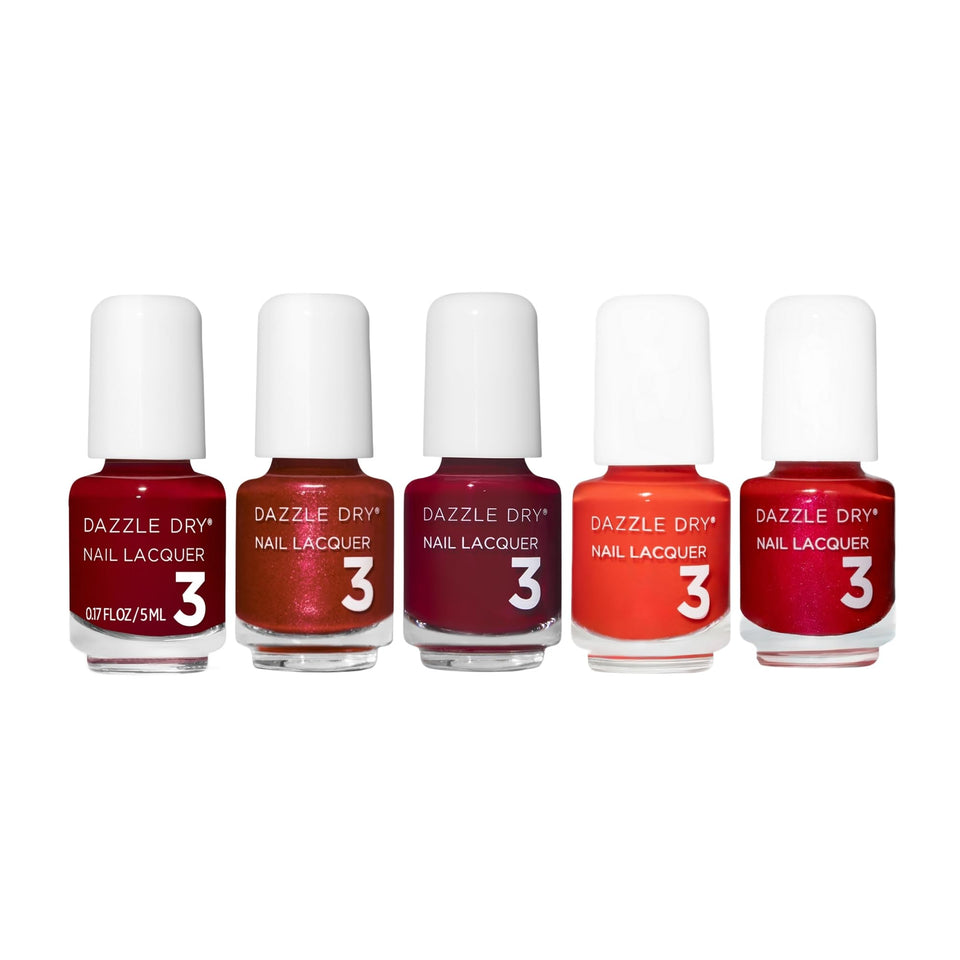 Dazzle Dry Best of Reds Deep Wine Red nail lacquer for long-lasting color