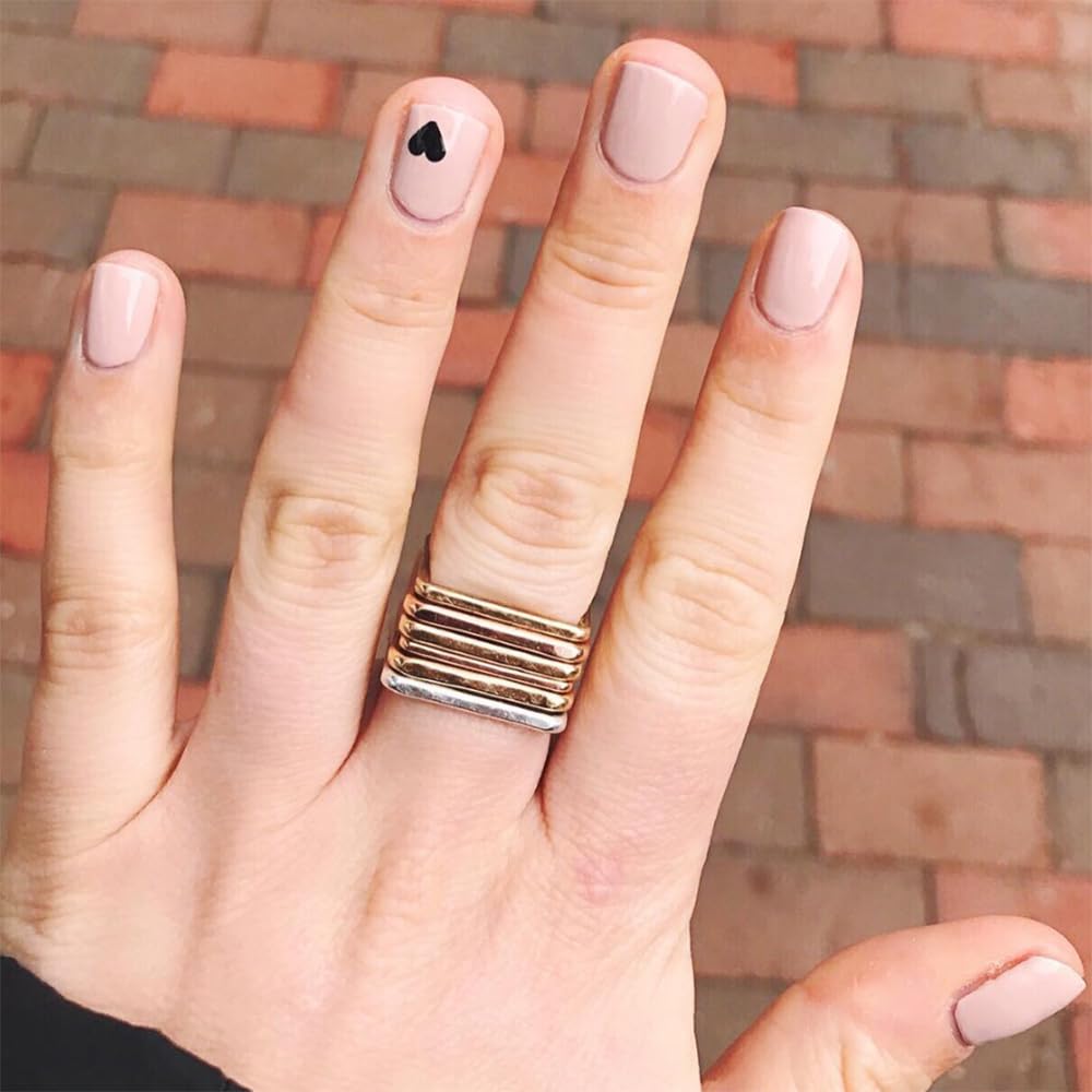 Dazzle Dry Boss nude on-nail application with quick-dry time