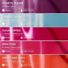 Dazzle Dry Carnival Sugar Dipped: sheer reddish pink for playful accents