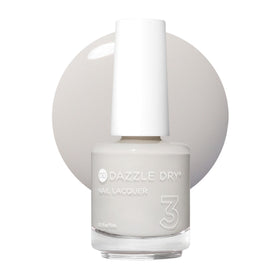 Dazzle Dry clean slate bottle close-up shows fast-drying formula