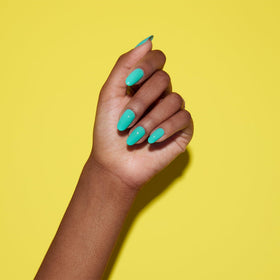 Dazzle Dry Coastal Cabana manicure shot highlights natural-looking color.