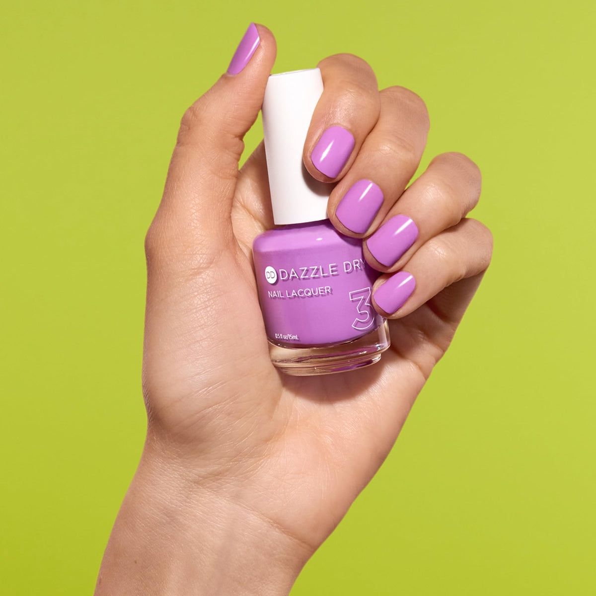 Dazzle Dry fast-dry five minutes after top coat for at-home manicures.