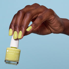 Dazzle Dry Fresh Squeezed color close-up highlighting chartreuse yellow shade