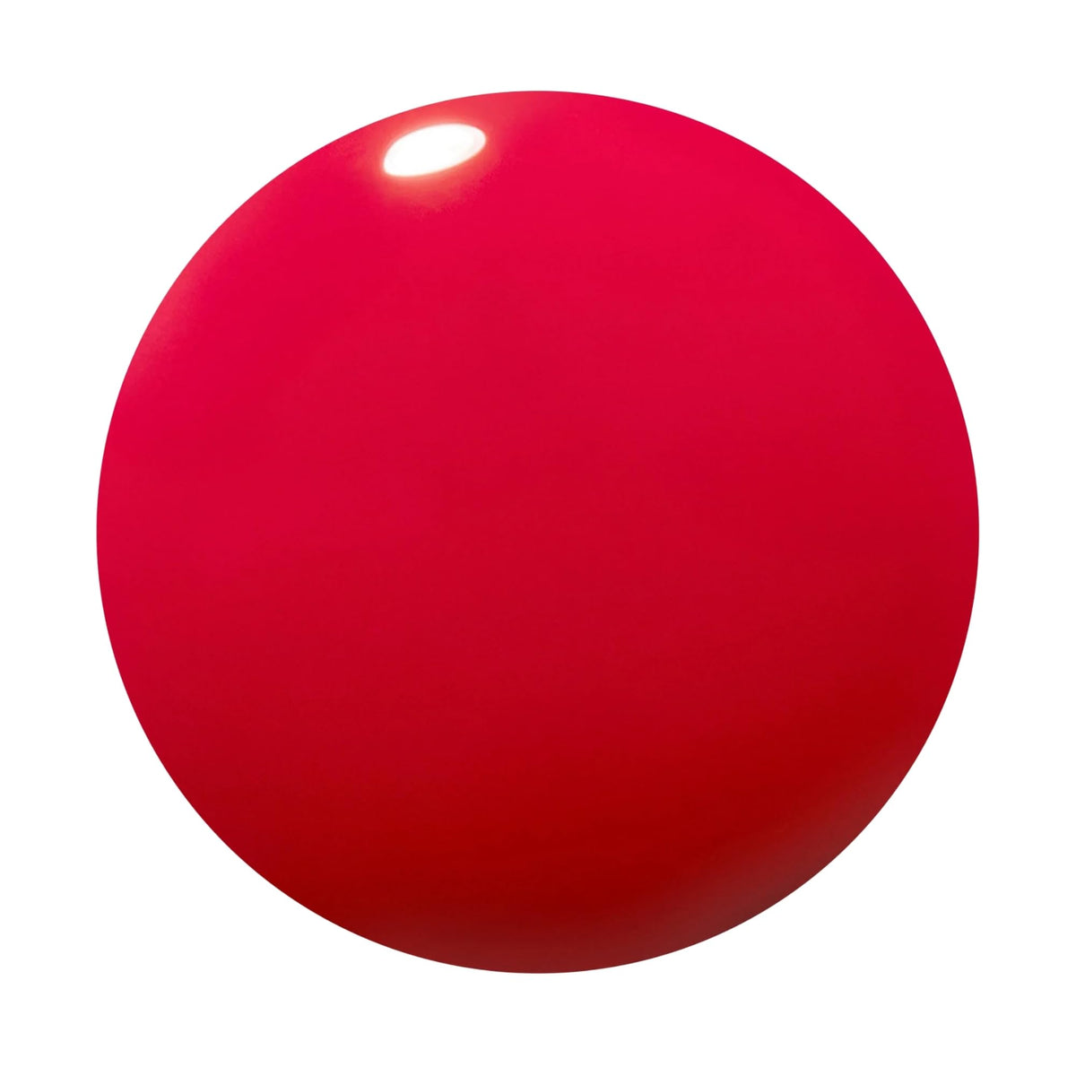 Dazzle Dry Holly Berry brush stroke demonstrates precise application with semi-sheer red cream.