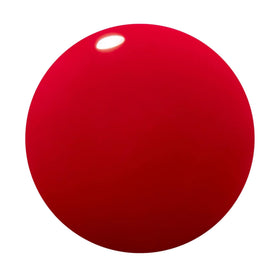 Dazzle Dry Lit nail lacquer swatches reveal vibrant semi-sheer red under varied lighting.