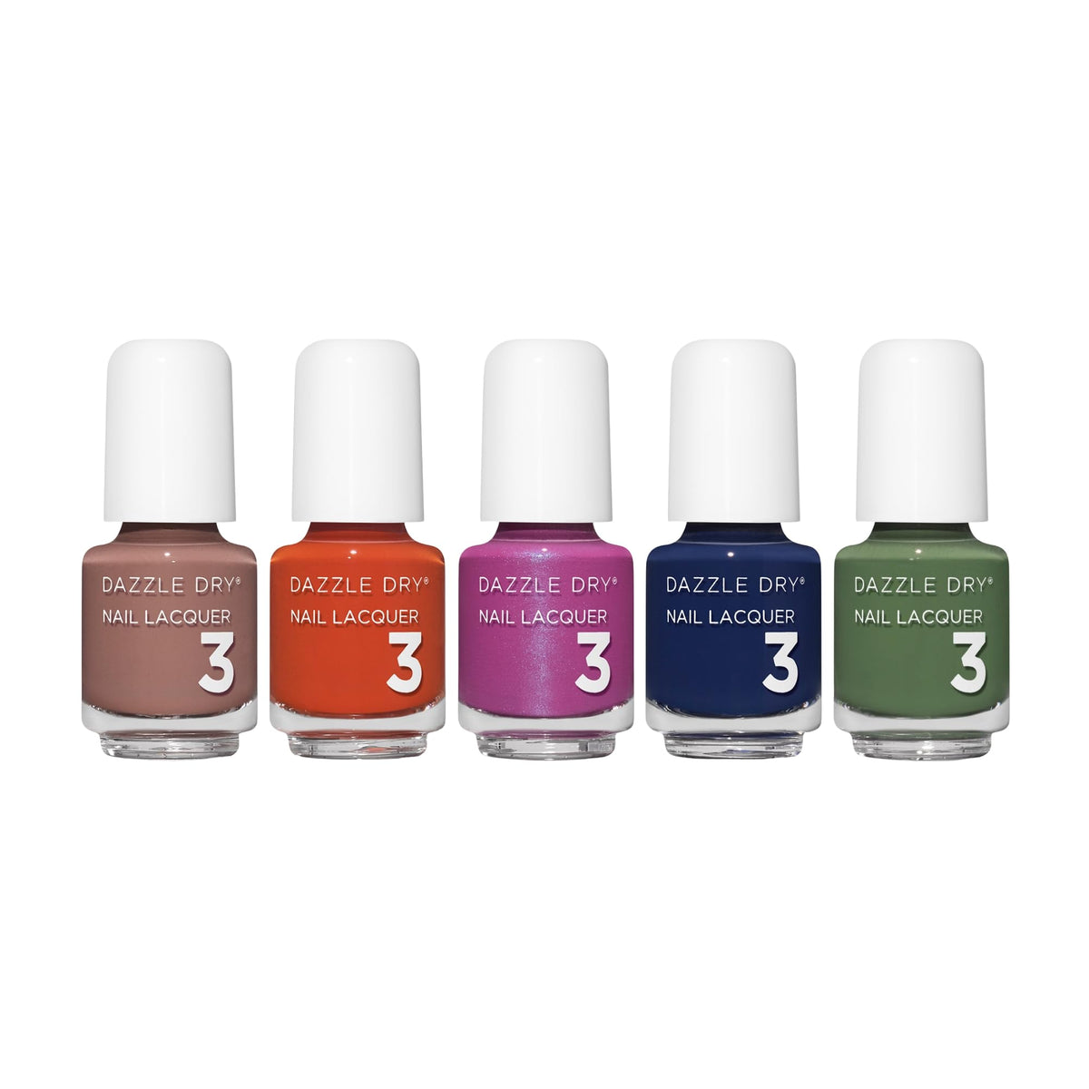 Dazzle Dry Lodge Life Mini Flight box with woodland-toned lacquers for at-home manicures