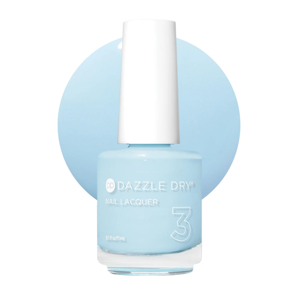 Dazzle Dry Lotion Please bottle close-up shows quick-drying, long-lasting finish