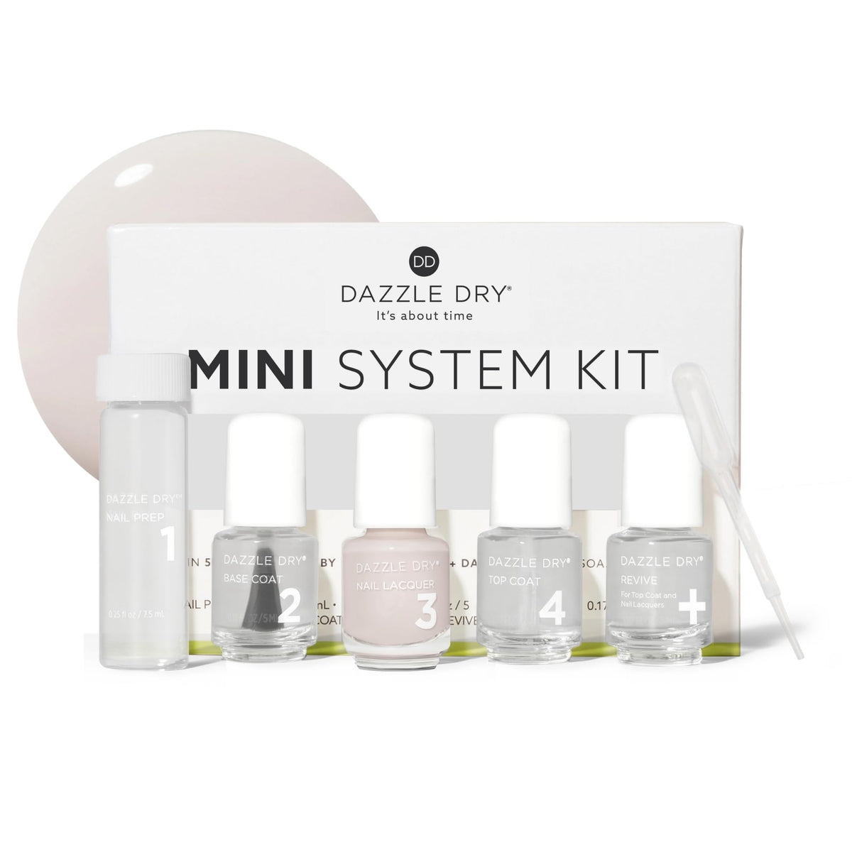Dazzle Dry Mini Kit At First Blush Nail Prep bottle for prepping nails