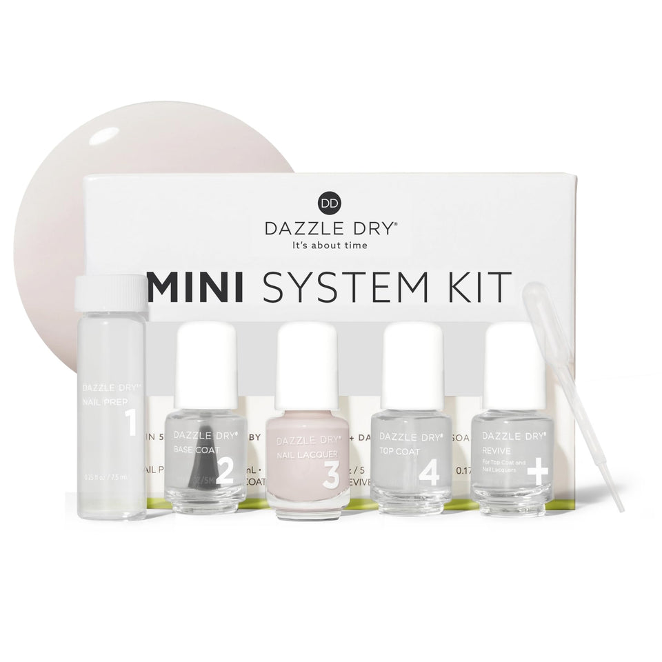 Dazzle Dry Mini Kit At First Blush Nail Prep bottle for prepping nails