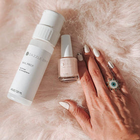 Dazzle Dry mini kit base coat ensures strong adhesion.