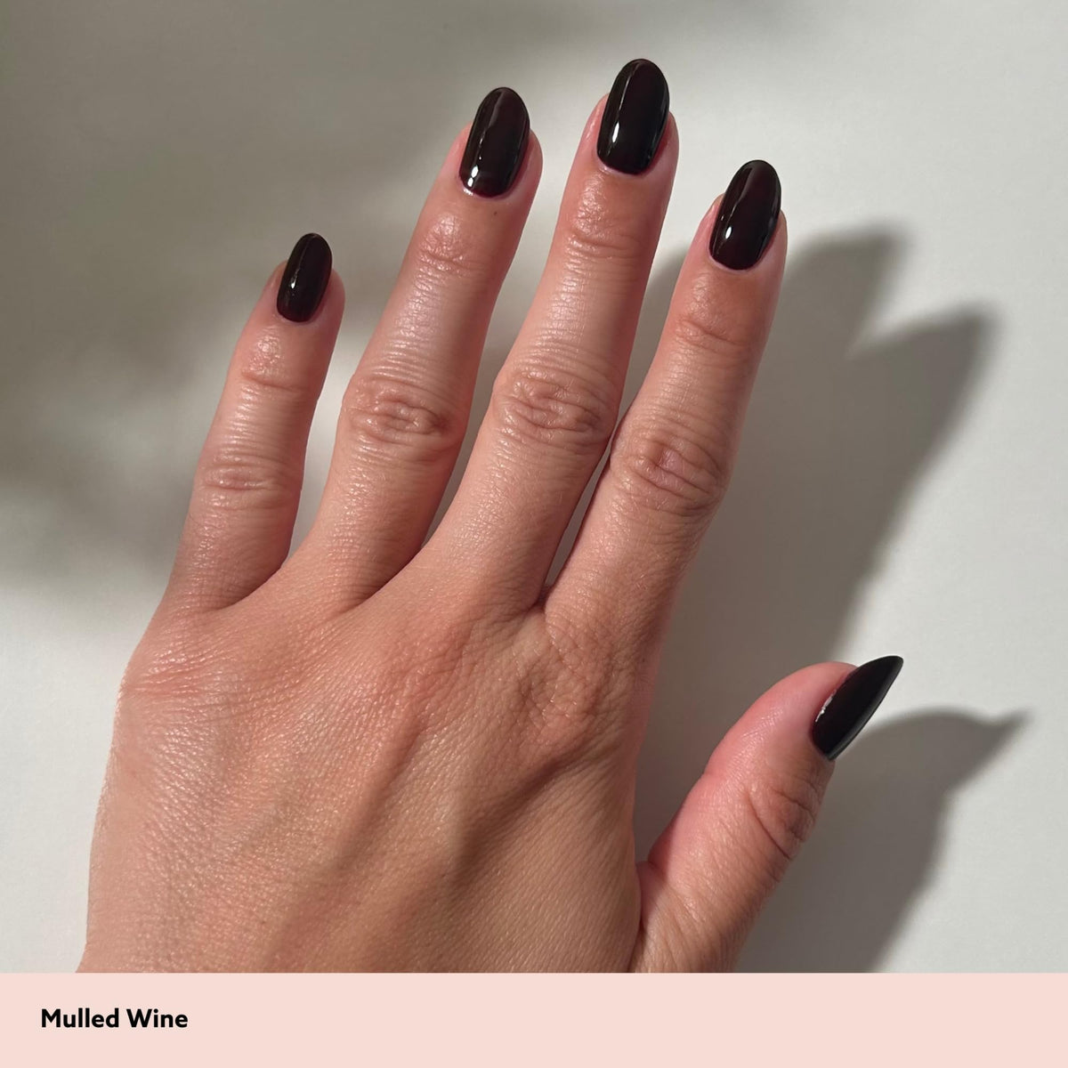 Dazzle Dry Mulled Wine closeup displays glossy full-coverage finish.